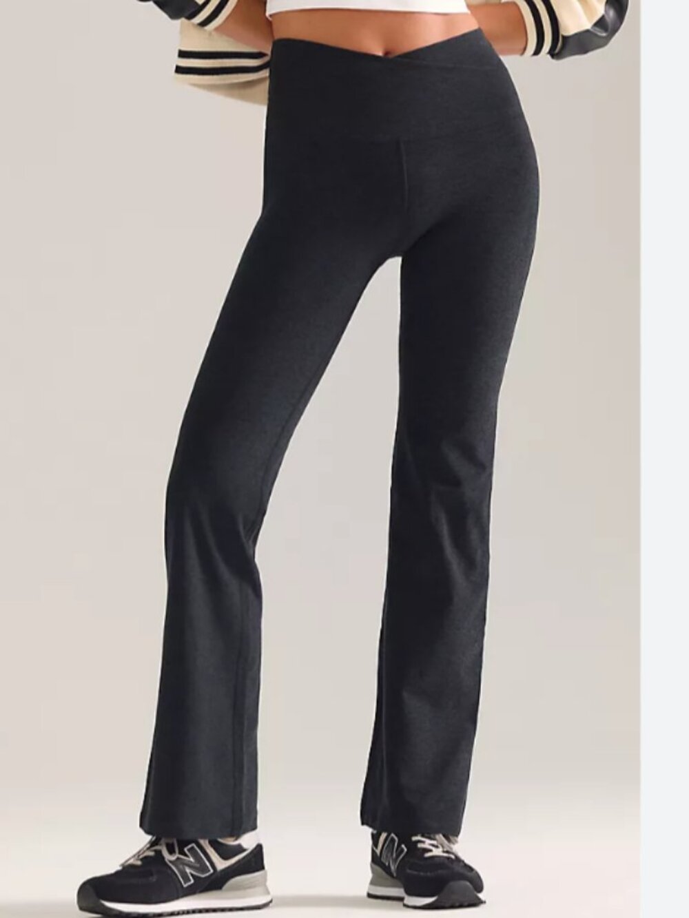 Beyond Yoga Spacedye At Your Leisure Bootcut Pant Darkest Night Crossover Sz XL